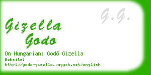 gizella godo business card